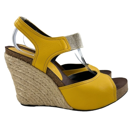 Donald J Pliner Ginny Espadrille Cork Wedge Sandals Size 7M - Picture 4 of 16